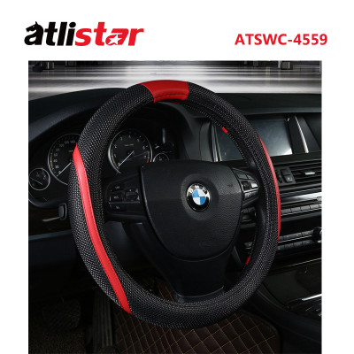 ATSWC-4556 Universal Auto Car Non-Slip Steering Wheel Wrap Cover