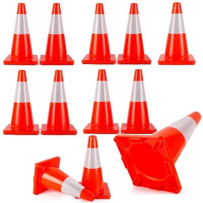 Atli Traffic Safety Cones, Parking Cones with Reflective Collars