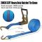 2Pack Heavy Duty Ratchet Straps, 2in 33ft Tie Down Straps with Double J Hook, Durable Cargo Ratchet Straps for Moving and Securing Cargo Lawn Equipment and Motorcycles