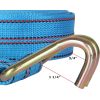 2Pack Heavy Duty Ratchet Straps, 2in 33ft Tie Down Straps with Double J Hook, Durable Cargo Ratchet Straps for Moving and Securing Cargo Lawn Equipment and Motorcycles