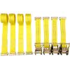 4 Pack E-Track Ratchet Straps 2" x15' 4400LB Tie Down