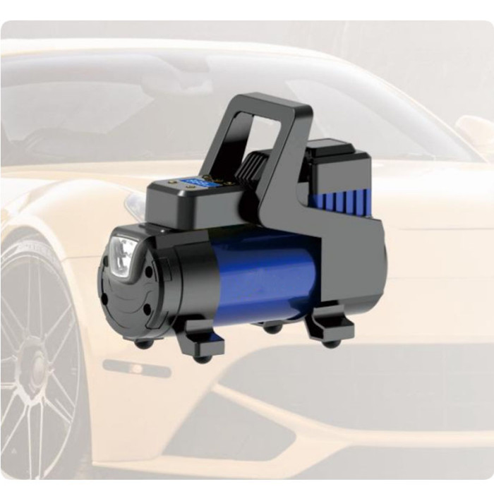 ATLI ATAC-2228 Tire Inflator Portable Air Compressor, DC 12V Tire Air Pump with LED and 150PSI Digital Pressure Gauge