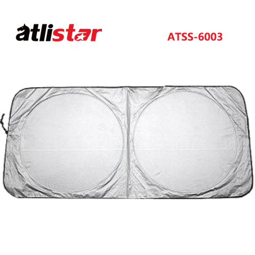 Automatic car front windshield silver color sunshade Foldable Car Sunshade