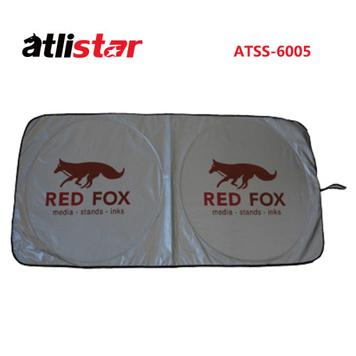 Universal custom LOGO advertising foldable car front windscreen shade Car sunshade