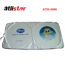 Silver car sun shade Front Car window sunshade Foldable Car windshield sunshade