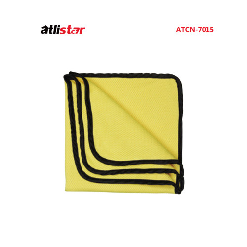 ATLI Car wash towel thickened absorbent double sided coral velvet wipe car towel Thincken Polyester-nylon sandwich towel ATCN-7015