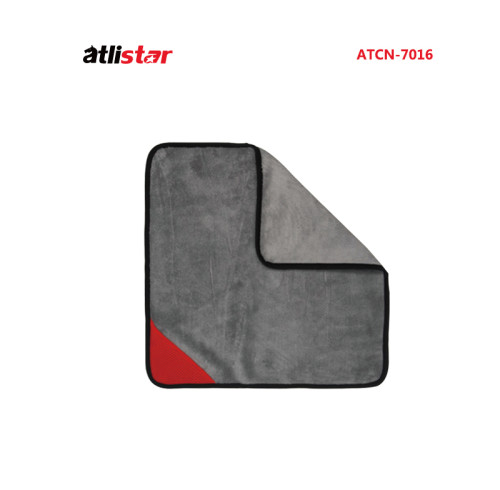 ATLI Car wash towel thickened absorbent double sided coral velvet wipe car towel Polyester coral fleece composite towel ATCN-7016