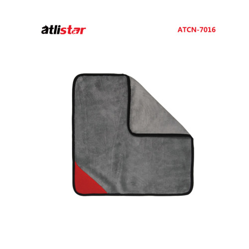 ATLI Car wash towel thickened absorbent double sided coral velvet wipe car towel Polyester coral fleece composite towel ATCN-7016