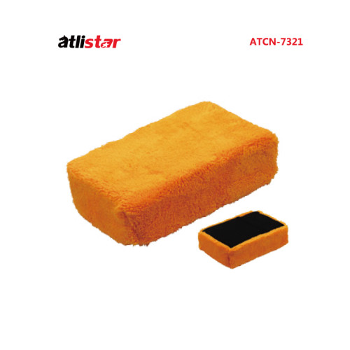 ATLI Car Wash Sponge –Coral Fleece&Sandwich Square Sponge– Durable & Effective Car Cleaning Supplies ATCN-7321