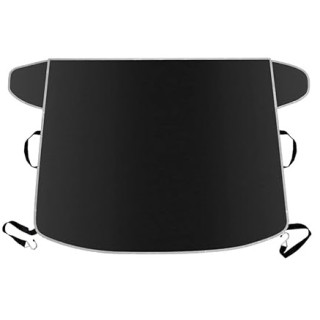 Windshield Cover for Ice and Snow Waterproof Snowproof Black Car Snow Shield