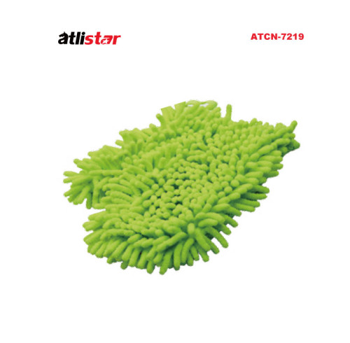ATLI Chenille&Sandwich Thumb Gloves Household Cleaning Gloves Washable Reusable Microfiber Car Wash Mitt ATCN-7219