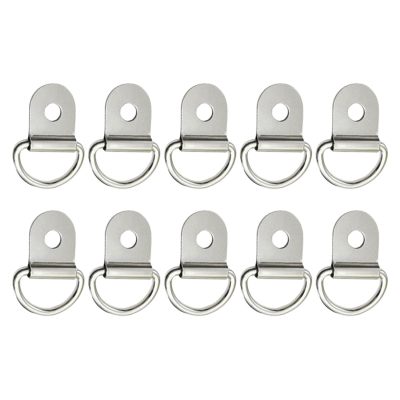 10Pcs D Shape Ring Tie Down Anchors Ring Fittings for RV Trailers| Parts & Accessories | Car & Truck Parts