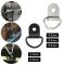 10Pcs D Shape Ring Tie Down Anchors Ring Fittings for RV Trailers| Parts & Accessories | Car & Truck Parts