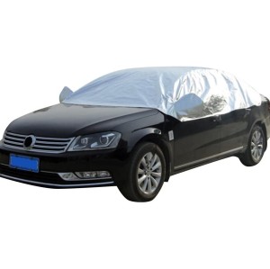 High Quality Waterproof Protection from Sun Snow Dust and Rain Half Car Cover