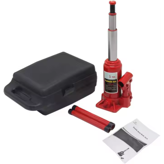 AtliFix 2-10T Portable Car Lifting Two Stage Hydraulic Bottle Jack Single Two Valve Car Jacks Manual Jack with blow case