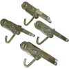 2" Ratchet Tie Down with J-Hook Tie Down for Auto Car Hauler Flatbed Strap Tow Truck(4 Pack)
