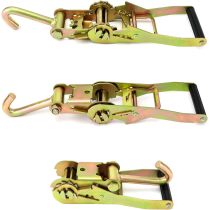 Ratchet Tie Down Buckle with Long Single Hook, 4Pack 2