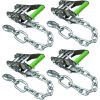 Chain Anchor 2 Inch Handle 4 Pack 3,300 Pound Safe Working Load Ratchet Buckle
