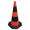 ATLI Rubber traffic cone Safety Cones - Parking Cones with Reflective Collars,Safety Cones for Parking lot,Driveway, Driving Training etc.