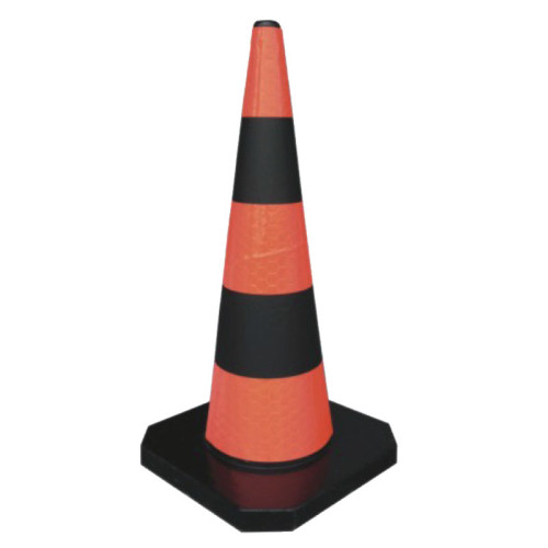 ATLI Rubber traffic cone Safety Cones - Parking Cones with Reflective Collars,Safety Cones for Parking lot,Driveway, Driving Training etc.