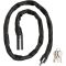 ATLI Stainless Steel Chain Lock with 4 Same Keys, Rustproof Lock and Chain, Marine Grade Lock for Bike, Moto, Scooter, Boat, Truck and Door. Anti-Theft – 110 CM Long Chain