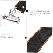 ATLI Safety Fence Chain Lock,Outdoor Waterproof Padlock with Chain,Heavy-Duty Weathproof Lock with Chain for Gate,Fence,Motorcycles,Bike (Lock with Chain)Bicycle Lock Security Alarm Throttle Lock Door Motorcycle Brake Lock Bike Lock Cable Lock with Key Lock Chain Locks High Security Combination Lock