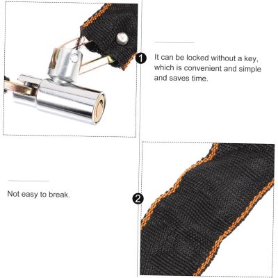 ATLI Safety Fence Chain Lock,Outdoor Waterproof Padlock with Chain,Heavy-Duty Weathproof Lock with Chain for Gate,Fence,Motorcycles,Bike (Lock with Chain)Bicycle Lock Security Alarm Throttle Lock Door Motorcycle Brake Lock Bike Lock Cable Lock with Key Lock Chain Locks High Security Combination Lock