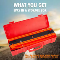 Atli ATAR1041 car warning sign Car strong Triangle warning stand dangerous Double Reflective sign folding Triangle Sand triangle warning Triangle