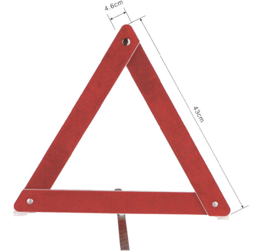 Atli ATAR1024 car warning sign Car strong Triangle warning stand dangerous failure reflective sign folding Triangle
