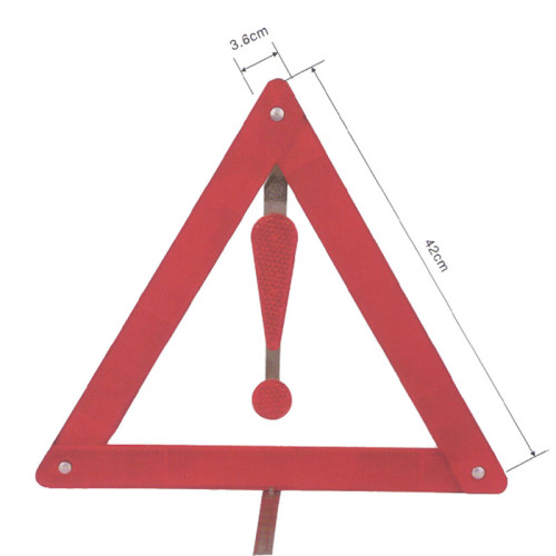 Atli ATWB-1020 car warning sign Car strong Triangle warning stand dangerous failure reflective sign folding Triangle