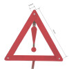 Atli ATAR1020 car warning sign Car strong Triangle warning stand dangerous failure reflective sign folding Triangle