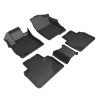 ATCM-1014 Fit Kagu Floor Mat (Black) Compatible with Honda Accord 2018-2022  Full Set 3D Car Mat