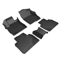 ATCM-1014 Fit Kagu Floor Mat (Black) Compatible with Honda Accord 2018-2022  Full Set 3D Car Mat