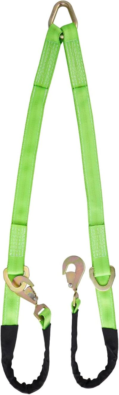 Tie Down Straps (8 Pack) 1800Lbs Load Capacity 4800Lbs Breaking Strength Heavy Duty Tie Down Loops for Securing ATV UTV Motorcycles Scooters Dirt Bikes Lawn Garden Equipment