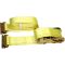 2” x 12’ E Track Ratchet Straps – Enclosed Trailer Tie Down & Dry Van Cargo Straps – Standard E Track Spring Fittings or Connectors – Heavy Duty Steel Ratchet & Polyester Webbing (4 Pack)