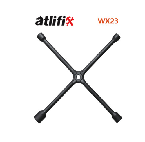AtliFix WX23 Four Way Tyle Lug Cross Wrench 4 way cross wrench Cross Rim  Cross Rim Wrench With Plastic Pad