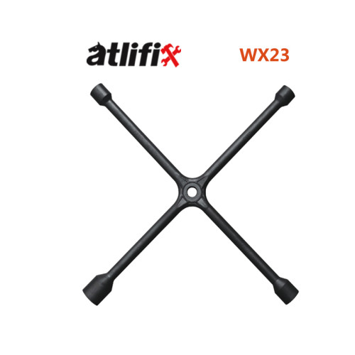 AtliFix WX23 Four Way Tyle Lug Cross Wrench 4 way cross wrench Cross Rim  Cross Rim Wrench With Plastic Pad