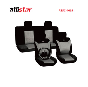 ATSC-4019 Universal Seat Covers for 5 Car Seater Front Bucket Two Color Velvet Seat Covers