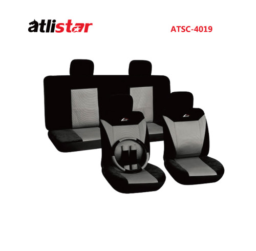 ATSC-4019 Universal Seat Covers for 5 Car Seater Front Bucket Two Color Velvet Seat Covers