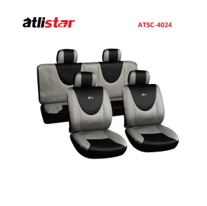 ATSC-4024 Full Set Universal Seat Covers for 5 Car Seater Durability Velet Car Seat Cover