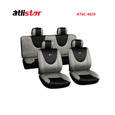 ATSC-4024 Full Set Universal Seat Covers for 5 Car Seater Durability Velet Car Seat Cover