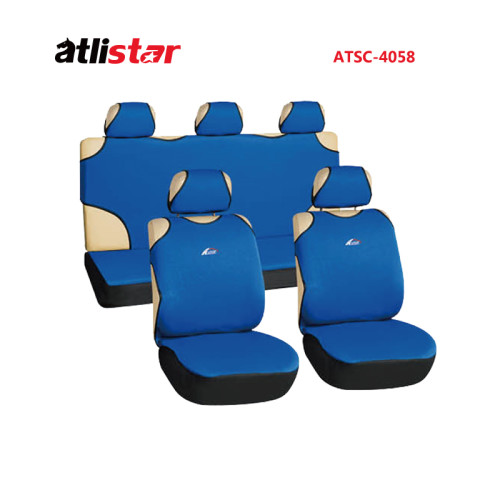 ATSC-4058  Full Set Universal Water Resistant Comfort Automotive 5 Seat Velet Seat Covers