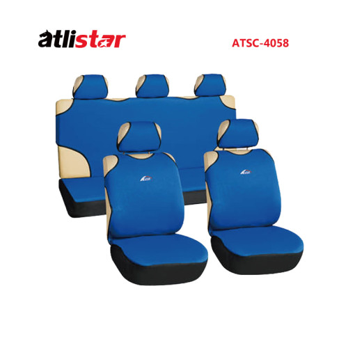 ATSC-4058  Full Set Universal Water Resistant Comfort Automotive 5 Seat Velet Seat Covers