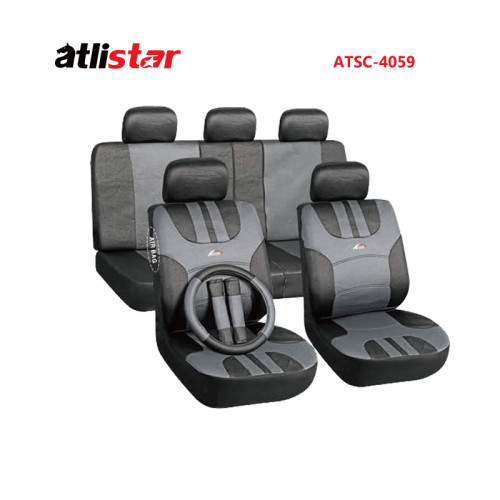 ATSC-4059  All Season Waterproof Full Set Universal Velet Car Seat Cover