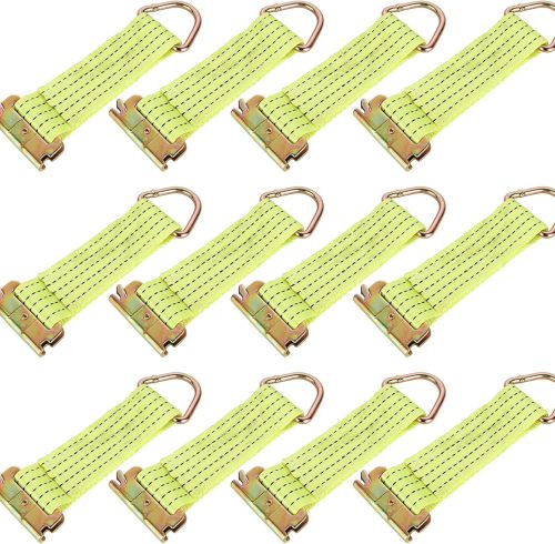 E-Track Jumbo O-Ring Fittings - Heavy-Duty 2.5in Diameter O-Ring - 2,000 lb Working Load Limit / 6,000 lb. Breaking Strength - 6-Pack