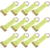E-Track Jumbo O-Ring Fittings - Heavy-Duty 2.5in Diameter O-Ring - 2,000 lb Working Load Limit / 6,000 lb. Breaking Strength - 6-Pack
