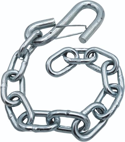 Tie Down Trailer Safety Chains with Hooks - Boat Safety Kit - 15