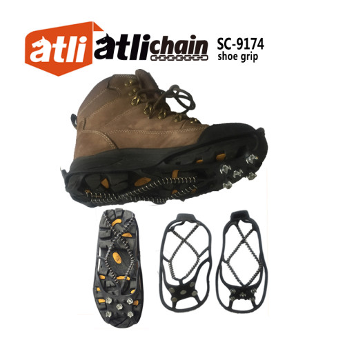 Good Quality Ice Crampons snow anti slip shoe crampons climbing grips spikes ice gripper Snow Grips Crampons for Hiking Boots
