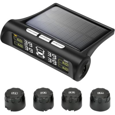 ATLI TB-001 Tire Pressure Monitoring System - TPMS Tire Pressure Monitor System with Solar Charger