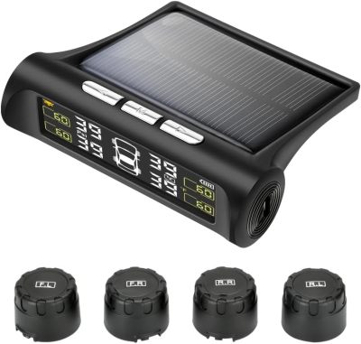 ATLI TB-001Tire Pressure Monitoring System - TPMS Tire Pressure Monitor System with Solar Charger